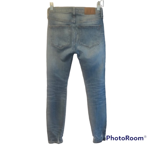 MADEWELL 9” High-Rise Skinny Jean, Destructured-Hem Edition - Picture 6 of 14